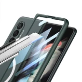 Samsung Galaxy Z Fold 3 için Magsafe ile uyumlu Kılıf Kıpta Sert Kapak - 5