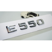DK Tuning E550 Bagaj Krom ABS 3M 3D Yazı Logo Benz İle Uyumlu - 1