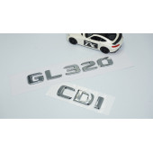 DK Tuning GL320 CDi Bagaj Krom ABS Yazı Logo Benz İle Uyumlu - 2