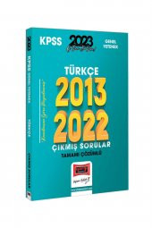 2023 Kpss Türkçe 2013-2022 Tamamı Çözümlü Çıkmış Sorular - 1