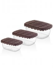 Bayev 3lü Choco Box Saklama Kabı Seti Sc-4276 thumbnail 3