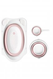 Katlanabilir Banyo Seti Pudra 4 lü Set - 2