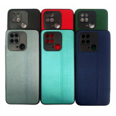 Xaiomi Redmi 10C Deri Görünümlü Yumuşak Spor Kılıf thumbnail 1