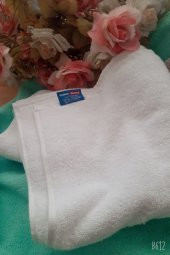 2 Adet Otel El Yüz Baş Havlusu 20/2 Ring 50x90 Lüks 250 Gr. - 1