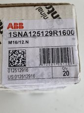 ABB Entrelec 1SNA125129R1600 M16/12.N Terminal Blok 1 Adet - 5