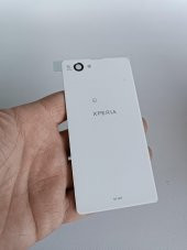 Sony Xperia Z1 Mini Arka Pil Kapağı Beyaz - 3