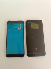 HTC One M7 Full Kasa Kapak Takımı Siyah - 2