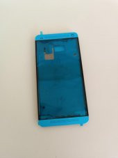 HTC One M7 Orta Kasa Ön Kapak Gümüş - 2