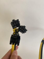 Ekran Kartı Power Uzatma Kablosu 6+2 Pin Dişi 70cm - 5