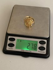 İşlemeli 22 Ayar Altın Yüzük 2,75 Gram - 8