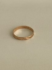 İşlemeli 14 Ayar Altın Yüzük 1,70 Gram - 6