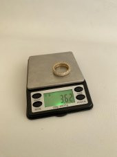 Taş Motifli 14 Ayar Altın Yüzük 3,60 Gram - 7