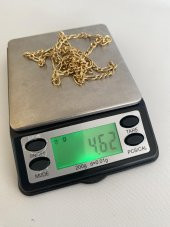Zincir Motifli 14 Ayar Altın Kolye 4,60 Gram - 8