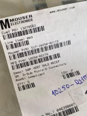 3M 10250-R21TS D-Sub Micro-D Konnektör 5 Adet thumbnail 3