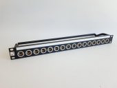 Argosy 16 Port Erkek Xlr Patchbay Panel DP-00-0016 - 1
