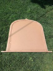 Vintage Oyma Desenli Ahşap Çerçeveli Konsol Aynası 104x115 cm - 9