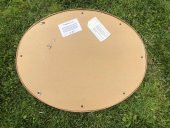 Vintage Oyma Desenli Plastik Çerçeveli Oval Ayna 77x63 cm - 4
