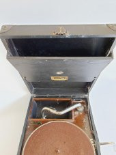 His Master's Voice Antika Çanta Gramofon 082 - 9