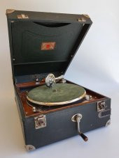 Polyphon Musik Antika Çanta Gramofon 079 (Hafif Hasarlı) - 1