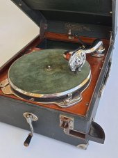 Polyphon Musik Antika Çanta Gramofon 079 (Hafif Hasarlı) - 6