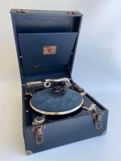Polyphon Musik Antika Çanta Gramofon 073 (Hafif Hasarlı) - 1