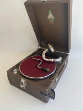 Molotov Sovyet Antika Çanta Gramofon 067 - 3