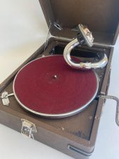 Molotov Sovyet Antika Çanta Gramofon 067 - 5