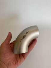 Paslanmaz Çelik Dirsek Boru 90 Derece 316L 53x1,5mm thumbnail 4