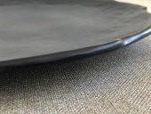 Melamin Yassı Yuvarlak Servis Tabağı Siyah 27cm - Melamin Tabak - 4