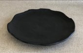 Melamin Yassı Yuvarlak Pasta Tabağı Siyah 17,5cm - Melamin Tabak - 2