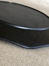 Melamin Yassı Yuvarlak Servis Tabağı Siyah 27cm - Melamin Tabak - 5