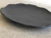 Melamin Yassı Yuvarlak Pasta Tabağı Siyah 17,5cm - Melamin Tabak - 3