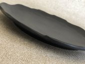Melamin Yassı Yuvarlak Pasta Tabağı Siyah 17,5cm - Melamin Tabak - 4