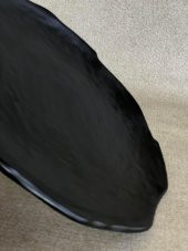 Melamin Yassı Yuvarlak Servis Tabağı Siyah 27cm - Melamin Tabak - 6