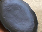 Melamin Yassı Yuvarlak Pasta Tabağı Siyah 17,5cm - Melamin Tabak - 6