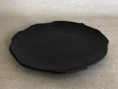 Melamin Yassı Yuvarlak Servis Tabağı Siyah 27cm - Melamin Tabak - 2