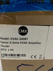 CMX EVAC-240RT Acil Anons Sistemi Yönlendirici Amplifikatör 240W - 6