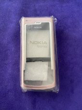 Nokia N72 Ön Arka Kapak Pembe(Tuşsuz) - N72 Kapak - 2