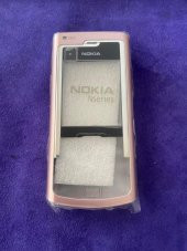 Nokia N72 Ön Arka Kapak Pembe(Tuşsuz) - N72 Kapak - 3