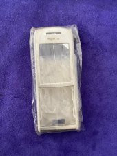 Nokia E50 Ön Arka Kapak Beyaz Gümüş(Tuşsuz) - E50 Kapak - 6