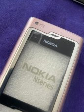 Nokia N72 Ön Arka Kapak Pembe(Tuşsuz) - N72 Kapak - 4