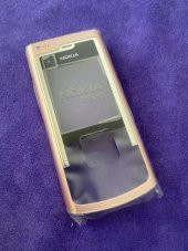 Nokia N72 Ön Arka Kapak Pembe(Tuşsuz) - N72 Kapak - 8