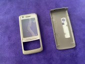 Nokia 6280 Ön Arka Kapak Gri(Tuşsuz) - 6280 Kapak - 6