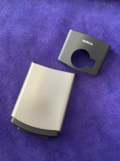 Nokia N70 Ön Arka Kapak Gri(Tuşsuz) - N70 Kapak - 4