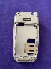 Nokia 6101 Ön Arka Kapak Gri(Tuşsuz) - 6101 Boş Kasa - 7