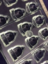 Polikarbon Çikolata Kalıbı 18li CM3170 - Sert Plastik Çikolata Kalıbı - 4