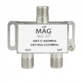 MAG MAG-X21 TV/SAT 5-2500MHZ COMBINER 950-2500 MHZ - 1