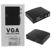 POWERMASTER PM-7199 VGA TO HDMI DÖNÜŞTÜRÜCÜ ADAPTÖRLÜ - 1