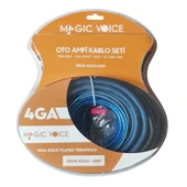 MAGICVOICE MV-6189 4GA OTO AMFİ - ANFİ KABLO SETİ 120A SİGORTA DAHİL - 1