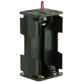 4LÜ ÜSTÜSTE AA SIRT SIRTA PİL YUVASI (IC-234) - 1